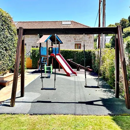 아파트 Holibai, Chulina, Vacaciones Familiares En Baiona, Espacio, Piscina Y Playa A Un Paseo *