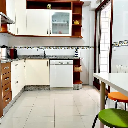 아파트 Holibai, Chulina, Vacaciones Familiares En Baiona, Espacio, Piscina Y Playa A Un Paseo 바이오나